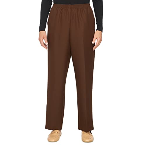Alfred Dunner Damenhose in Übergröße, Polyproportioniert, Kurze Hose - Braun - 54 von Alfred Dunner