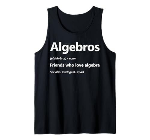 Herren Definition von Witzalgebren an der Mathematikabteilung Lustiger Algebra-Liebhaber Tank Top von Algebra Math Nerd Designs by A Math Lover Student