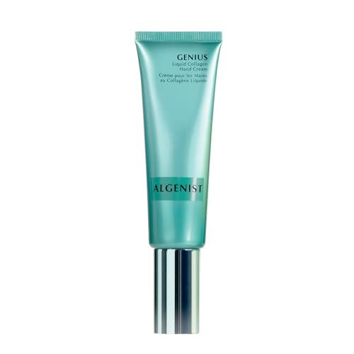 Algenist Genius Liquid Collagen Handcreme – Fortschrittliche, Schnell Einziehende Handcreme für Sehr Trockene Hände mit Veganem Kollagen & Sheabutter – Nicht Komedogen & Hypoallergen (50 ml) von Algenist