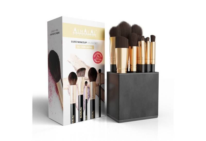 Alhalal Cosmetics Ltd. Kosmetikpinsel-Set Halal Schminkpinsel-Set AIZAL – Profi-Qualität, Vegan & Perfekt als Geschenk von Alhalal Cosmetics Ltd.
