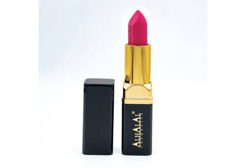 Alhalal Cosmetics Ltd. Lippenstift AL-05 AROOBA Halal Lippenstift Neon-Pink, Matt, vegan, alkoholfrei & HMC-zertifiziert von Alhalal Cosmetics Ltd.