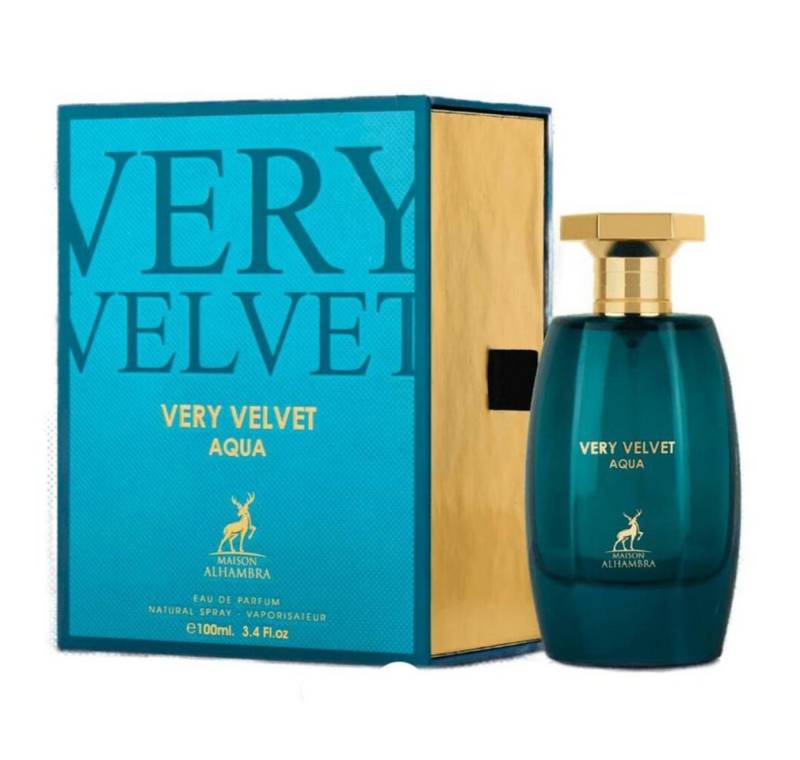 Alhambra Eau de Parfum Very Velvet Aqua - EDP - Inhalt: 100 ml von Alhambra