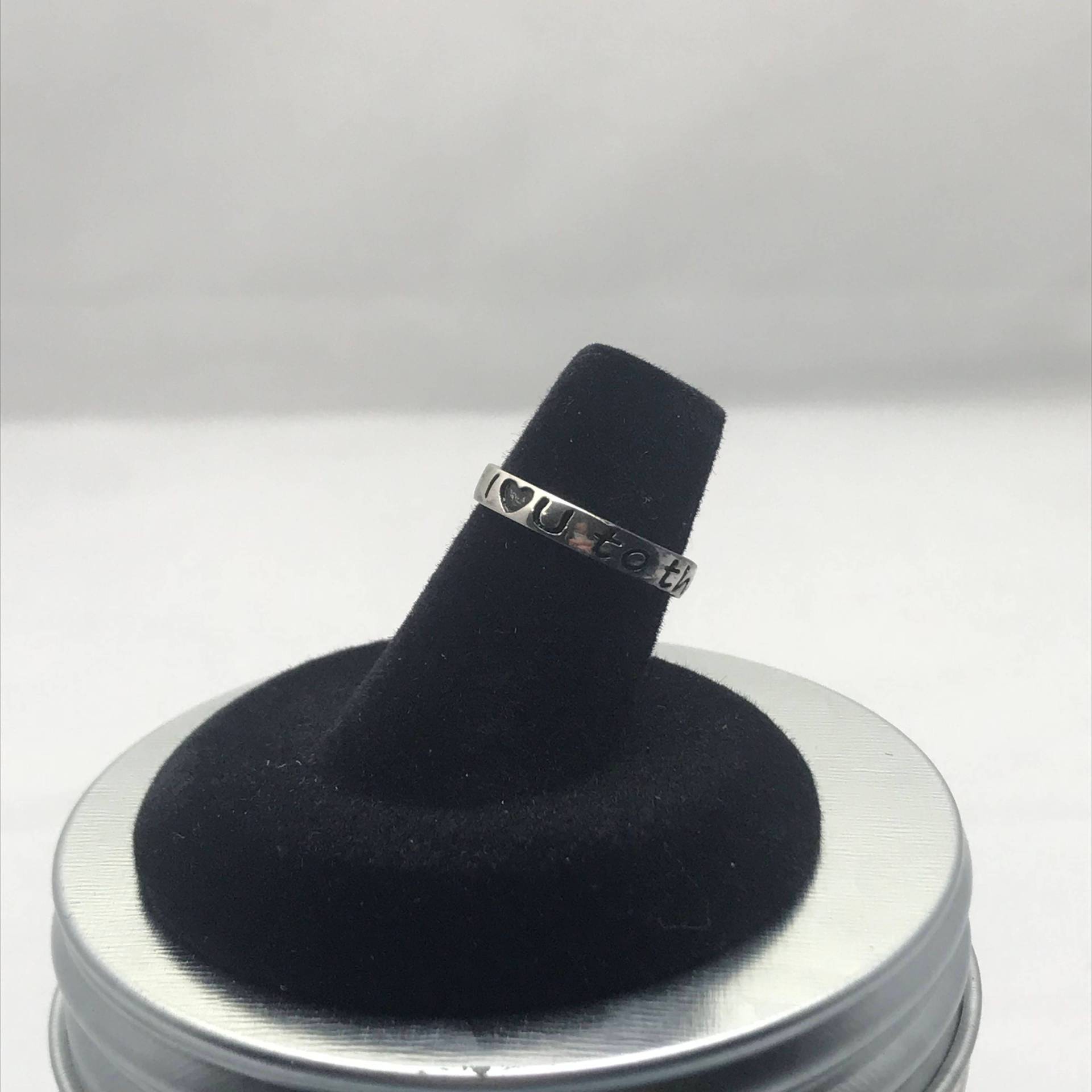 Ich Liebe Dich Bis Zum Mond Und Zurück Ring Band Familie Freunde Stapeln Ich Liebe Dich Bis Zum Mond Und Zurück Ring Band Familie Freunde Stapeln von AliCatJewels