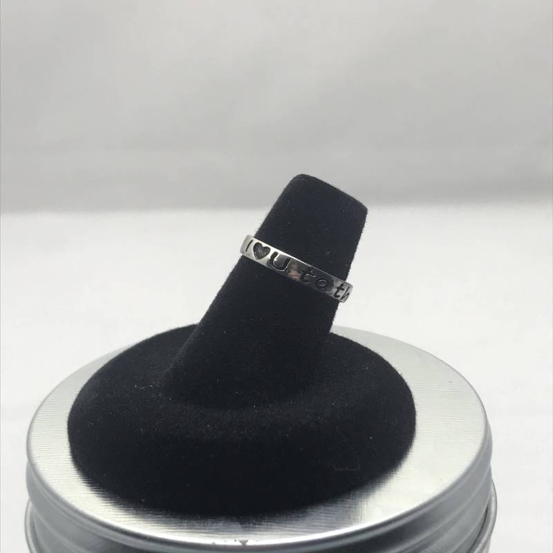 Ich Liebe Dich Bis Zum Mond Und Zurück Ring Band Familie Freunde Stapeln Ich Liebe Dich Bis Zum Mond Und Zurück Ring Band Familie Freunde Stapeln von AliCatJewels