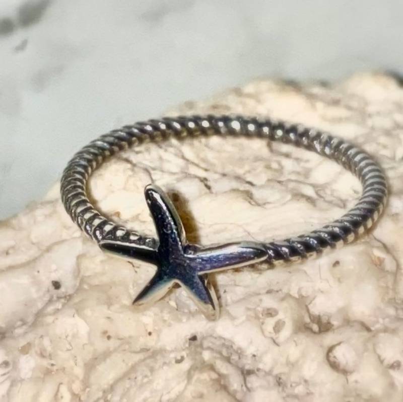 Seestern Ring Strand Nautik Ocean Sea Star Stacking Seestern Ring Strand Nautik Ocean Sea Star Stacking von AliCatJewels