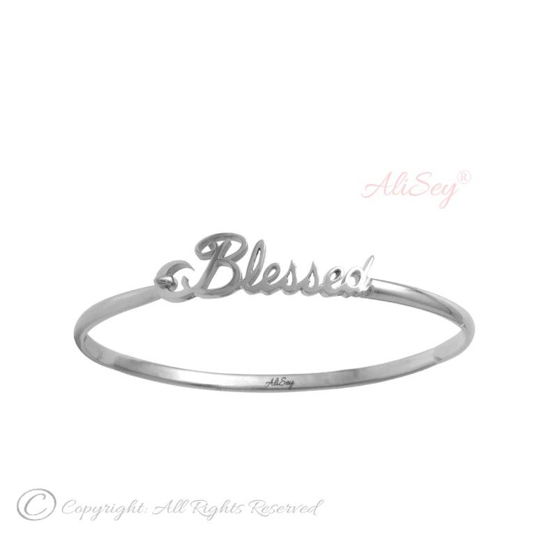 Blessed Armreif Aus Der Alisey Kollektion, Style # Asb04Wg von AliSeyDesigns