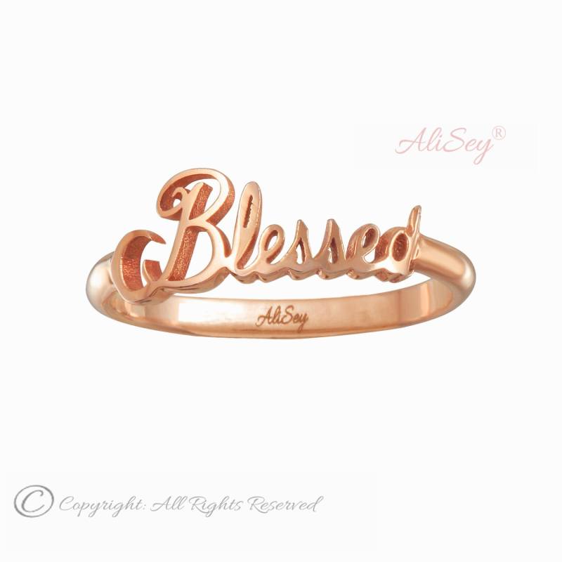 Blessed Ring, Einzigartiges Design Von Alisey "Blessed' Kollektion. Style-# Asr012Rg von AliSeyDesigns