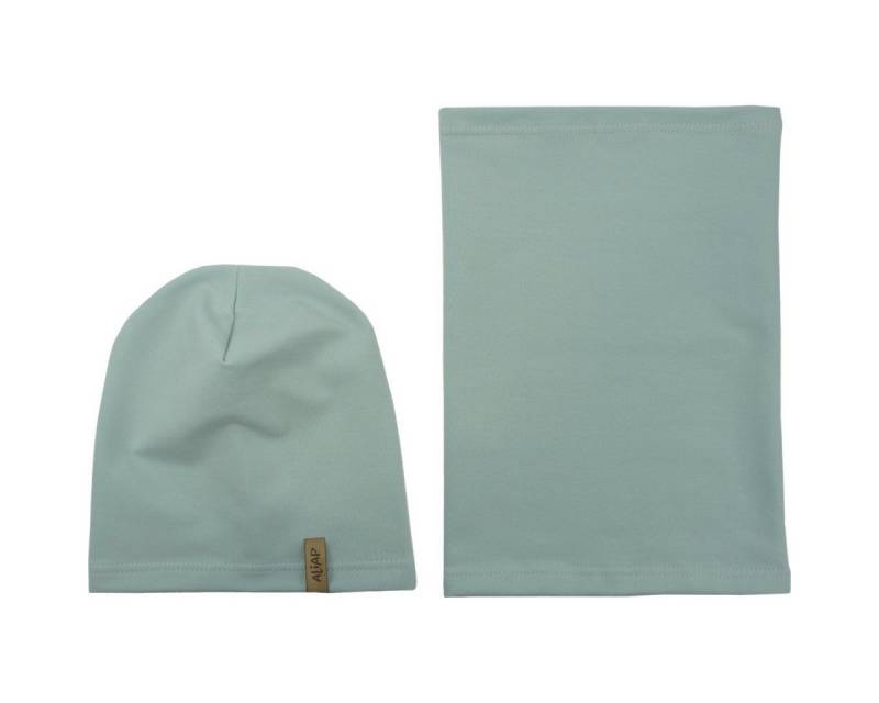 Aliap Mütze & Schal Basic Unisex Kinder (2-tlg) Mütze, Kindermütze, Schal, Kinderschal, Mütze Schal Set von Aliap