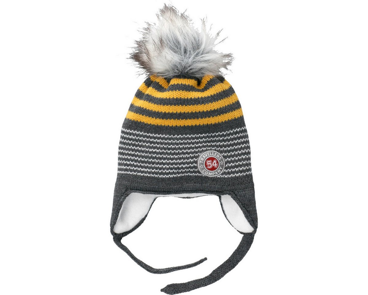 Aliap Strickmütze Bommel Streifen Unisex Kinder Strickmütze, Wintermütze, Beanie, Strickbeanie, Unisexmütze Aliap Strickmütze Bommel Streifen Unisex Kinder Strickmütze, Wintermütze, Beanie, Strickbeanie, Unisexmütze von Aliap