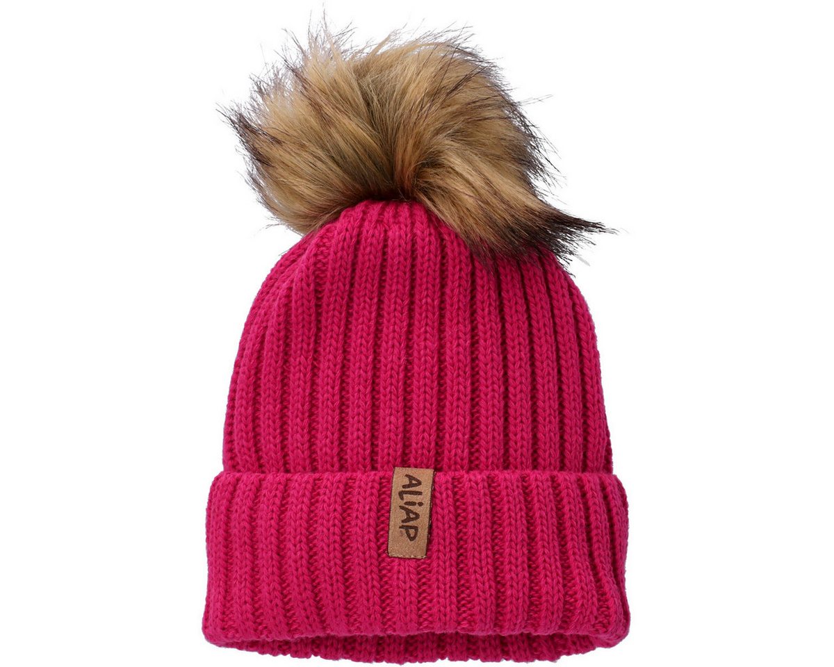Aliap Strickmütze Bommel Unisex Kinder Strickmütze, Wintermütze, Beanie, Strickbeanie, Unisexmütze Aliap Strickmütze Bommel Unisex Kinder Strickmütze, Wintermütze, Beanie, Strickbeanie, Unisexmütze von Aliap
