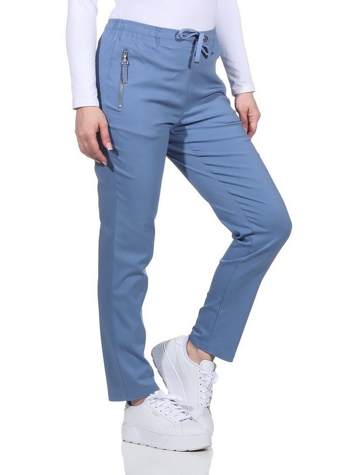 Alica Collection Chinohose Schlupfhose Damen Stretch Hose leichte Sommerhose - Kurzgröße auch in großen Größen erhältlich von Alica Collection