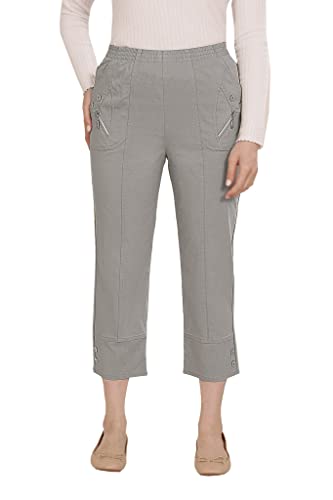Alica Kurze 7/8 Sommer Schlupfhose mit Gummizug, Stretch, Senioren Hose, Kurzgröße, gerader Schnitt, Hosentaschen Alica Kurze 7/8 Sommer Schlupfhose mit Gummizug, Stretch, Senioren Hose, Kurzgröße, gerader Schnitt, Hosentaschen von Alica