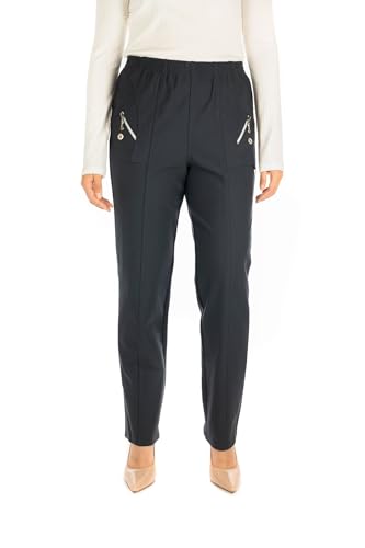 Alica Schicke Stretch Damen Hose mit Komfort Gummibund und geradem Schnitt, Schlupfhose geeignet für Senioren von Alica