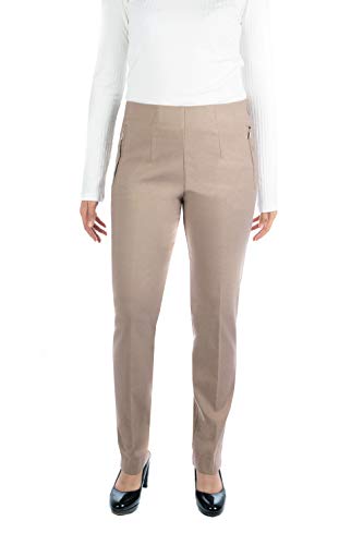 Alica Schicke Stretch Winter Hose, komfortabler Gummibund und gerader Schnitt, Schlupfhose mit Taschen und weichem Innenstoff von Alica