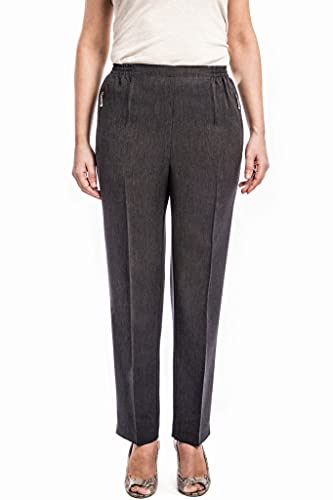 Alica Sommer Schlupfhose mit Gummizug, Senioren Hose, Kurzgröße, gerader Schnitt, Hosentaschen mit Zip Alica Sommer Schlupfhose mit Gummizug, Senioren Hose, Kurzgröße, gerader Schnitt, Hosentaschen mit Zip von Alica
