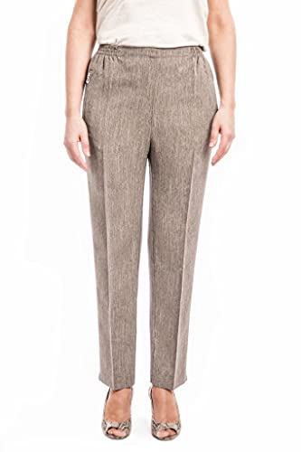 Alica Sommer Schlupfhose mit Gummizug, Senioren Hose, Kurzgröße, gerader Schnitt, Hosentaschen mit Zip Alica Sommer Schlupfhose mit Gummizug, Senioren Hose, Kurzgröße, gerader Schnitt, Hosentaschen mit Zip von Alica