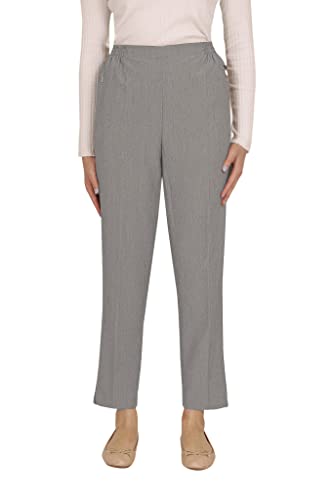 Alica Sommer Schlupfhose mit Stretch und Gummizug, gerader Schnitt, Hosentaschen mit Reißverschluss, meliert Alica Sommer Schlupfhose mit Stretch und Gummizug, gerader Schnitt, Hosentaschen mit Reißverschluss, meliert von Alica