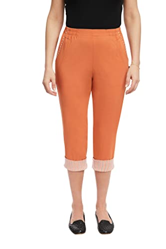 Alica lässige 7/8 Sommer Schlupfhose zum Krempeln, Gummizug, Stretch, Senioren Hose, Kurzgröße, gerader Schnitt, Hosentaschen Alica lässige 7/8 Sommer Schlupfhose zum Krempeln, Gummizug, Stretch, Senioren Hose, Kurzgröße, gerader Schnitt, Hosentaschen von Alica