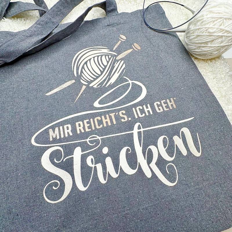 stricken Xxl Jutebeutel Tasche Beutel Einkauf Plotter Mama Oma Geschenk Spruch von AlicasSchlawiner
