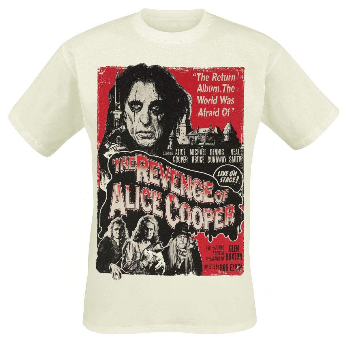 Alice Cooper 2 Color Revenge T-Shirt natur in M von Alice Cooper