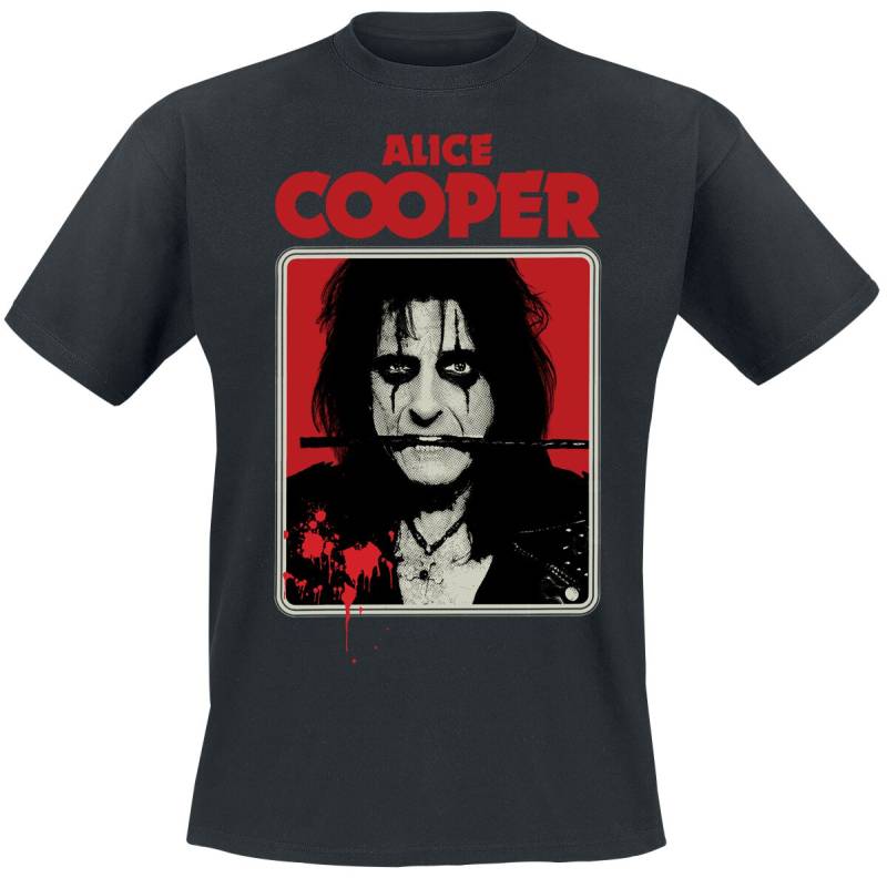 Alice Cooper Bloody Portrait T-Shirt schwarz in M Alice Cooper Bloody Portrait T-Shirt schwarz in M von Alice Cooper
