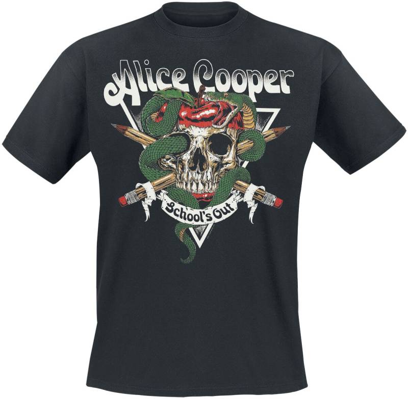 Alice Cooper School's Out Apple T-Shirt schwarz in XXL von Alice Cooper