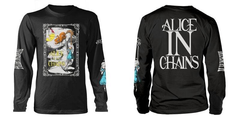 Alice In Chains Langarmshirt - Wonderland - S bis XXL - für Männer - Größe XXL - schwarz  - Lizenziertes Merchandise! von Alice In Chains