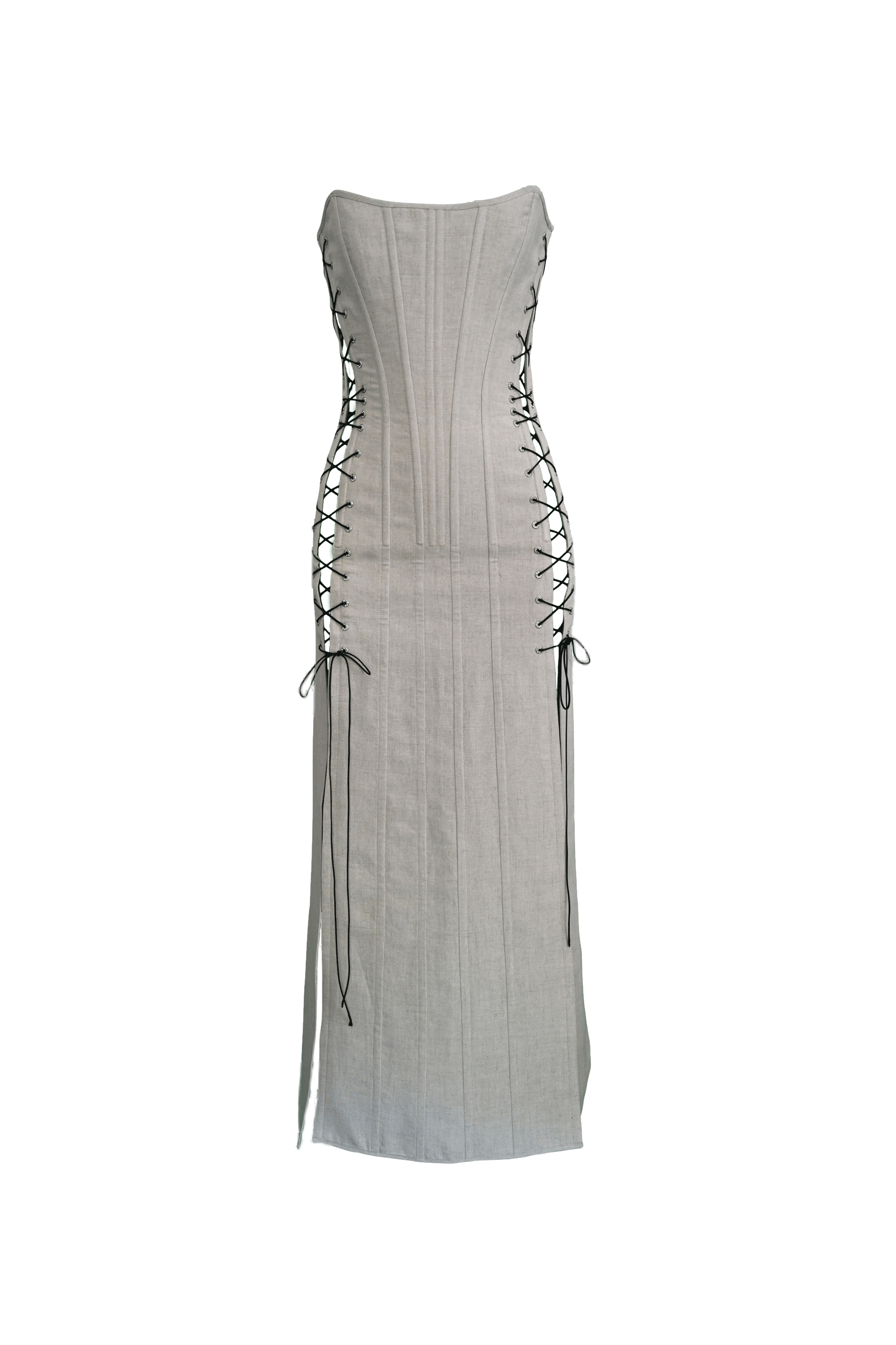 Alice Pons Milano | VICTORIAN DRESS | Women's Cloud Grey Midi dresses Alice Pons Milano | VICTORIAN DRESS | Women's Cloud Grey Midi dresses von Alice Pons Milano