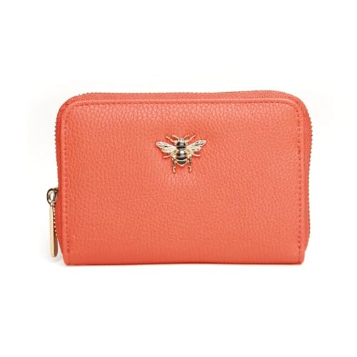 Alice Wheeler Bromley Geldbörse Kreditkartenetui Vegan Leder, Orange, S, Casual von Alice Wheeler