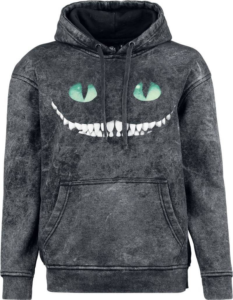 Alice im Wunderland Cheshire Cat Smile Hoodie female Kapuzenpullover grau in L von Alice im Wunderland