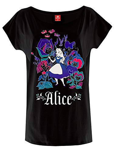 Alice im Wunderland Fairy Tales Frauen T-Shirt schwarz L von Alice im Wunderland