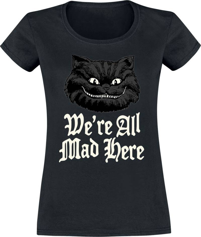 Alice im Wunderland Mad T-Shirt schwarz in XXL von Alice im Wunderland
