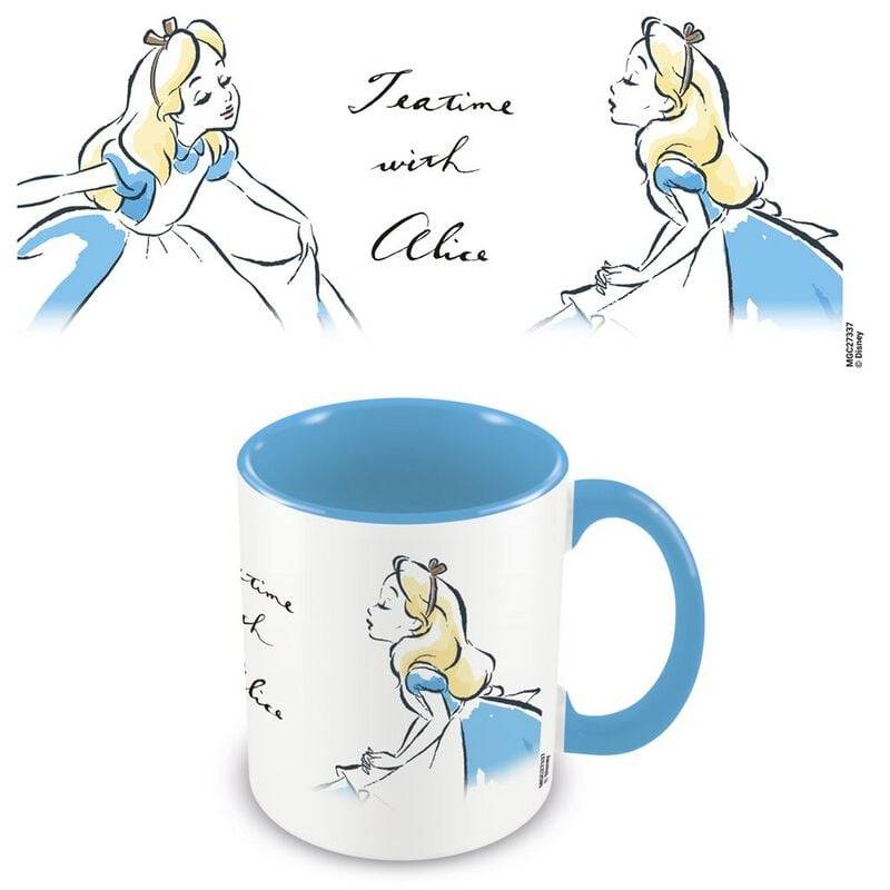 Alice im Wunderland Teatime With Alice Tasse multicolor von Alice im Wunderland