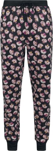 Alice im Wunderland Cheshire Cat - We're All Mad Here Frauen Pyjama-Hose schwarz XL von Alice in Wonderland