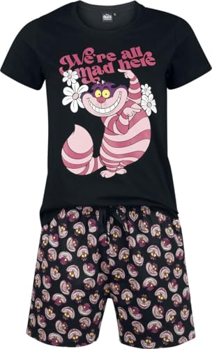 Alice im Wunderland Cheshire Cat - We're All Mad Here Frauen Schlafanzug Multicolor XL Alice im Wunderland Cheshire Cat - We're All Mad Here Frauen Schlafanzug Multicolor XL von Alice in Wonderland