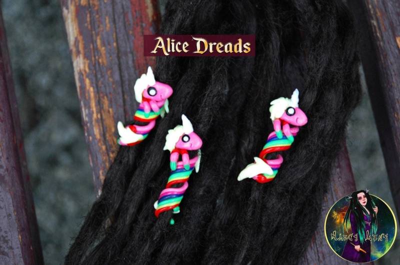 Dreadlock Erweiterungen Einhorn Perlen Für Dreadlocks Adventure Time Lady Rainicorn Dreadlock Erweiterungen Einhorn Perlen Für Dreadlocks Adventure Time Lady Rainicorn von AliceDreads