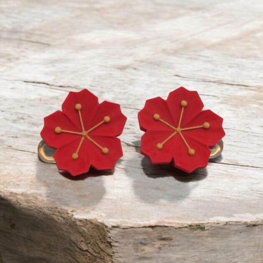 Ohrclipper Blume Hu Tao Ohrclipper Blume Hu Tao von AliceMillerDesign