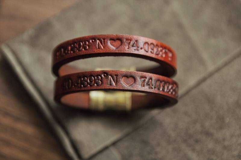 Sein Und Ihr Paar Armband Set, Personalisierte Armband, Versteckte Geheime Nachricht Einzigartiges Benutzerdefinierte Koordinaten von AliceandBo