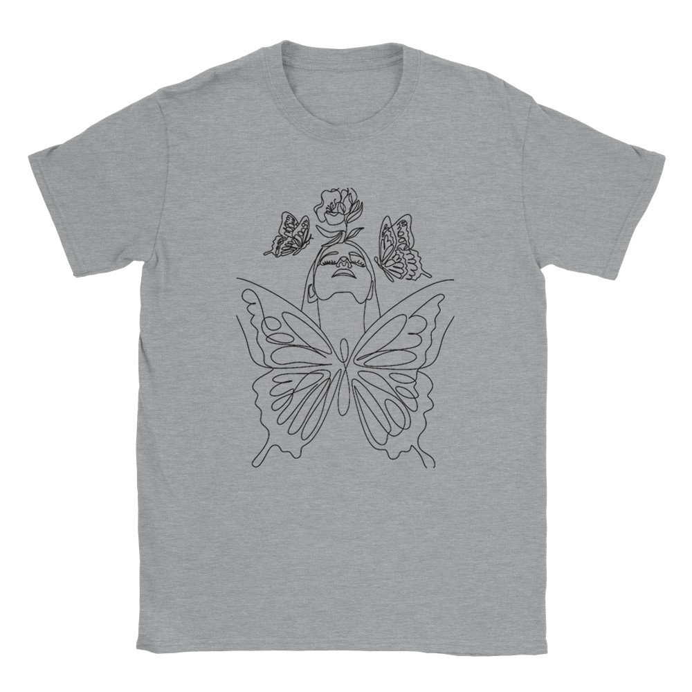 T-Shirt, Classic, Unisex, Crewneck, Butterfly Feminin T-Shirt, Classic, Unisex, Crewneck, Butterfly Feminin von AliceandNeo