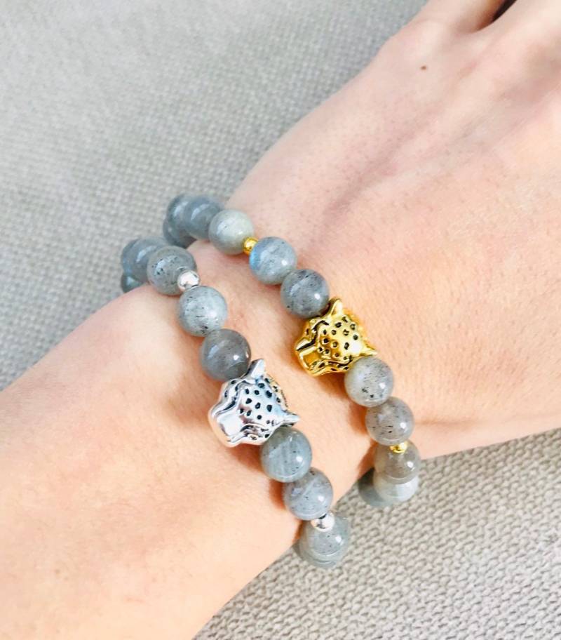 Frau Labradorit Tiger Charm Armband - Edelstein Geschenk Für Sie Mala Frau Labradorit Tiger Charm Armband - Edelstein Geschenk Für Sie Mala von Alicesbox