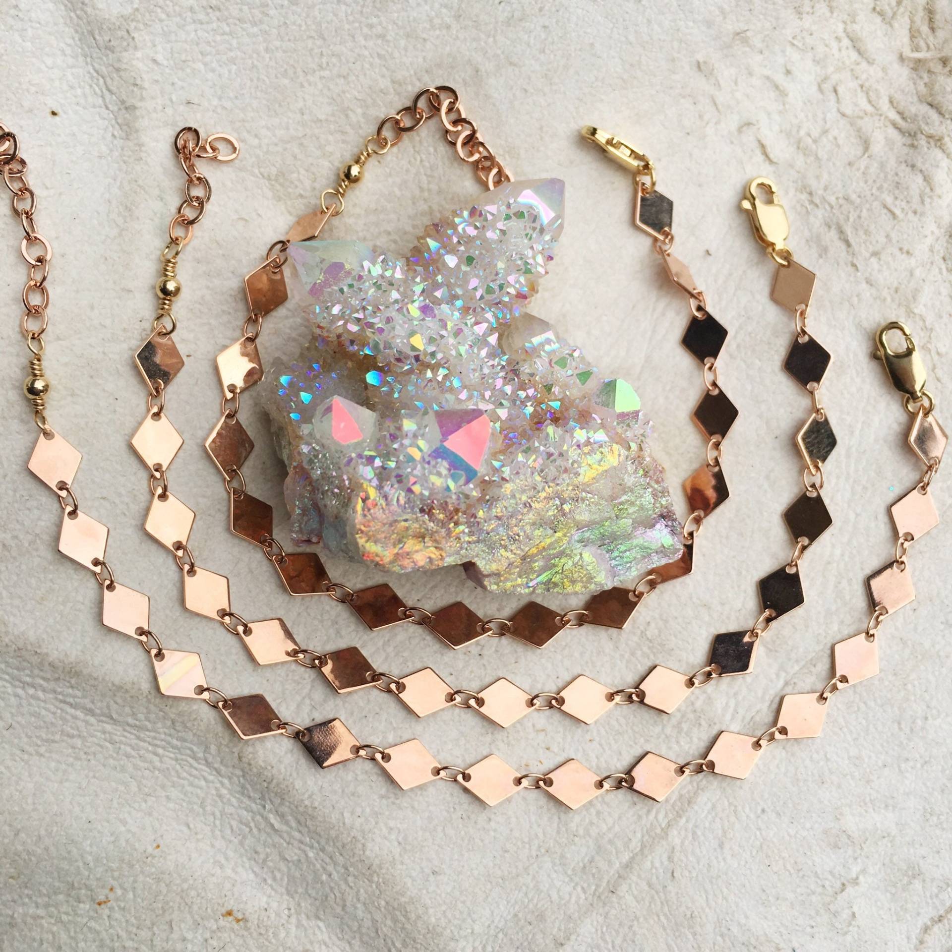 Rose Gold Armband - Eins von AliciaCoralJewels