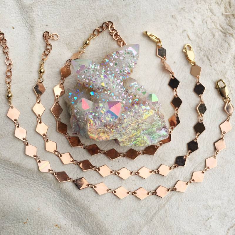 Rose Gold Armband - Eins von AliciaCoralJewels