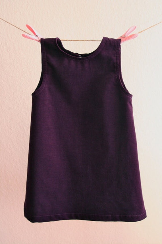 Mädchen - Kleid/Tunika Aus Cord- Schön Und Schlicht Verschiedene Größen von AliciaZoeStyle