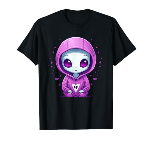 Niedliches Alien-Mädchen I Alien T-Shirt von Alien Art I Kids Alien I Cartoon Alien