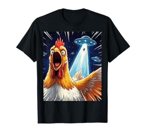 Huhn UFO Meme Lustig Für Landwirte Männer Frauen T-Shirt Huhn UFO Meme Lustig Für Landwirte Männer Frauen T-Shirt von Alien Chicken UFO Cool Designs