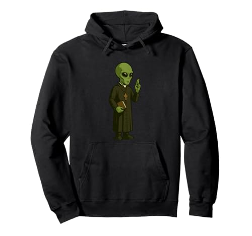 Lustiges Priester Alien Kostüm für Erwachsene und Kinder Pullover Hoodie Lustiges Priester Alien Kostüm für Erwachsene und Kinder Pullover Hoodie von Alien Priest Outfit