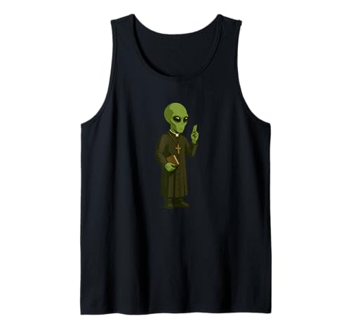 Lustiges Priester Alien Kostüm für Erwachsene und Kinder Tank Top Lustiges Priester Alien Kostüm für Erwachsene und Kinder Tank Top von Alien Priest Outfit