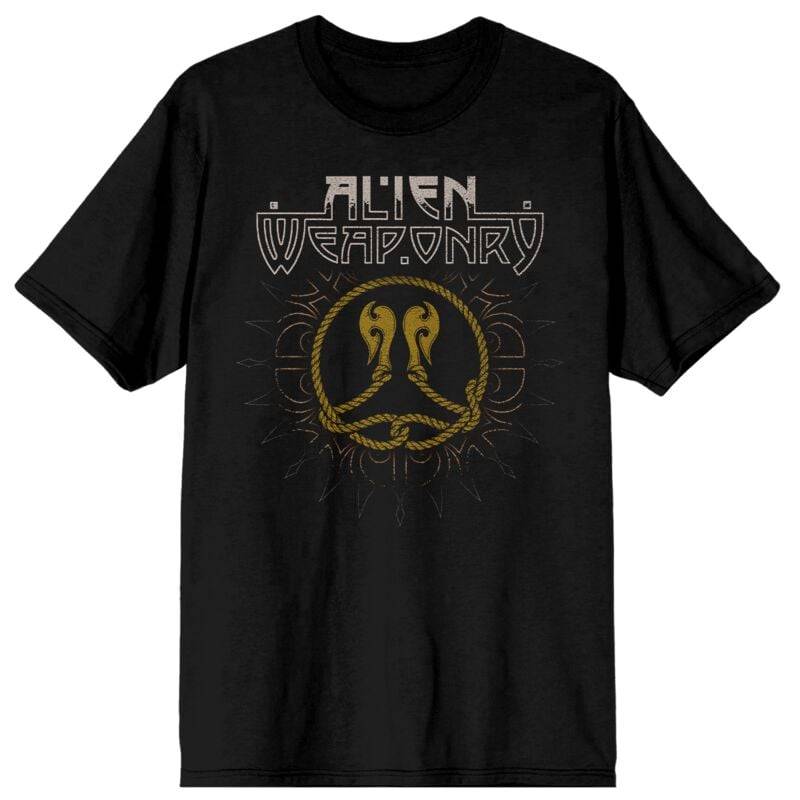 Alien Weaponry Sun Logo T-Shirt schwarz in 3XL von Alien Weaponry