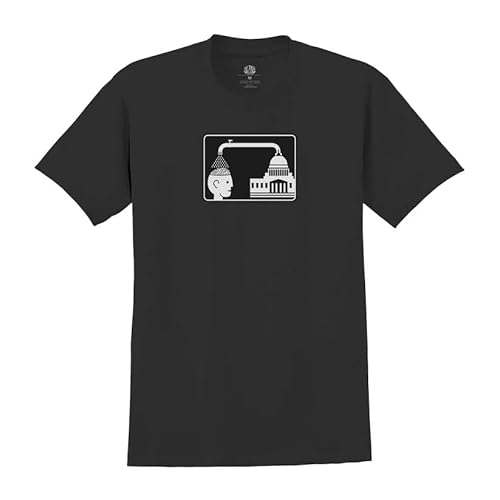Alien Workshop Unisex-Erwachsene Regierung Brainwash T-Shirt, Schwarz, Mittel von Alien Workshop