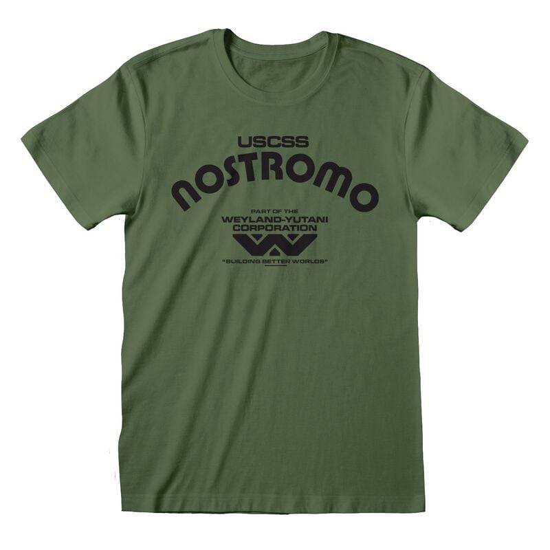 Alien Retro Nostromo T-Shirt oliv in 3XL von Alien